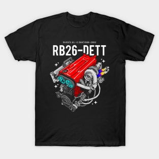 RB26 DETT ENGINE T-Shirt